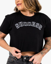 Success 18 Crop - Black