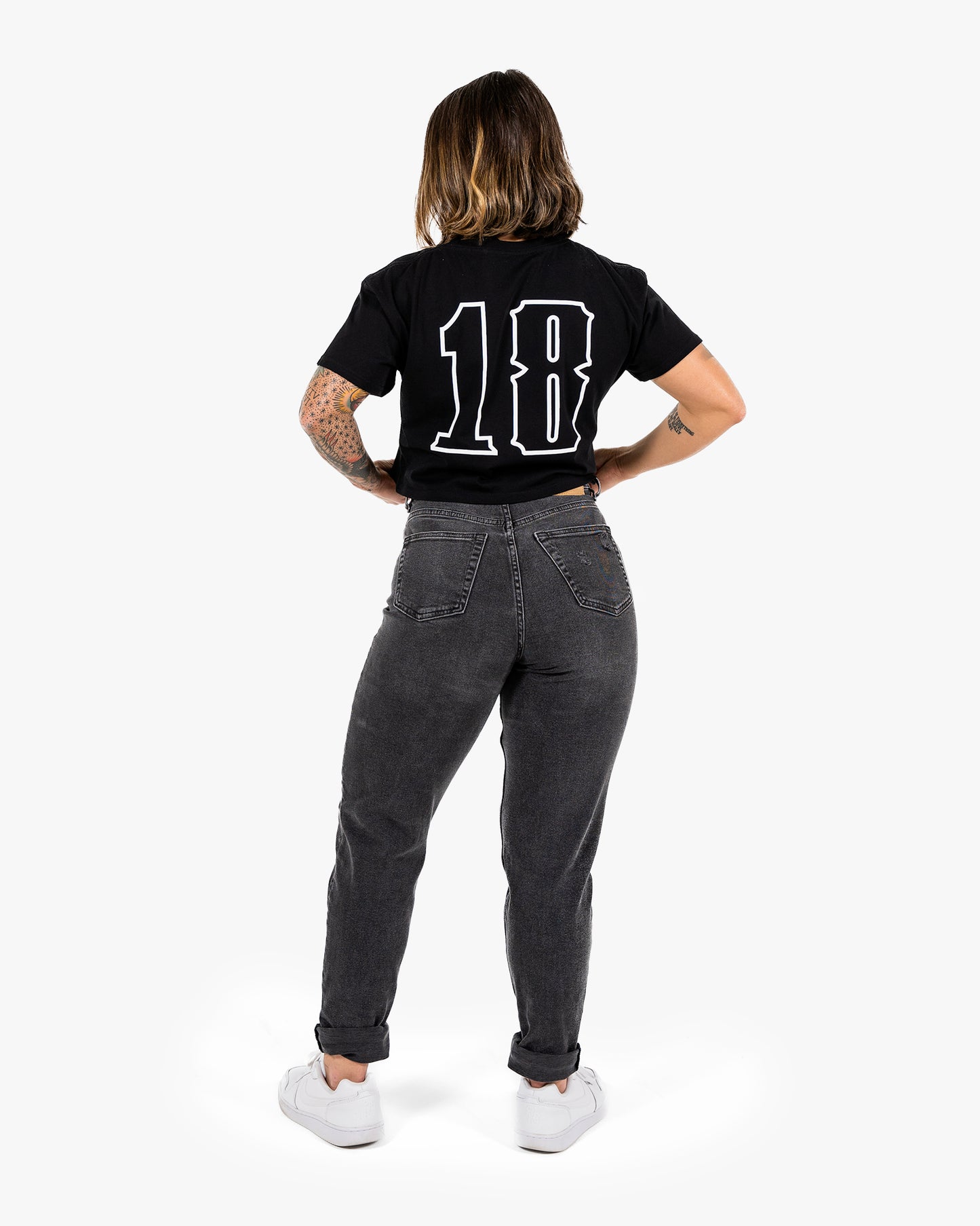 Success 18 Crop - Black