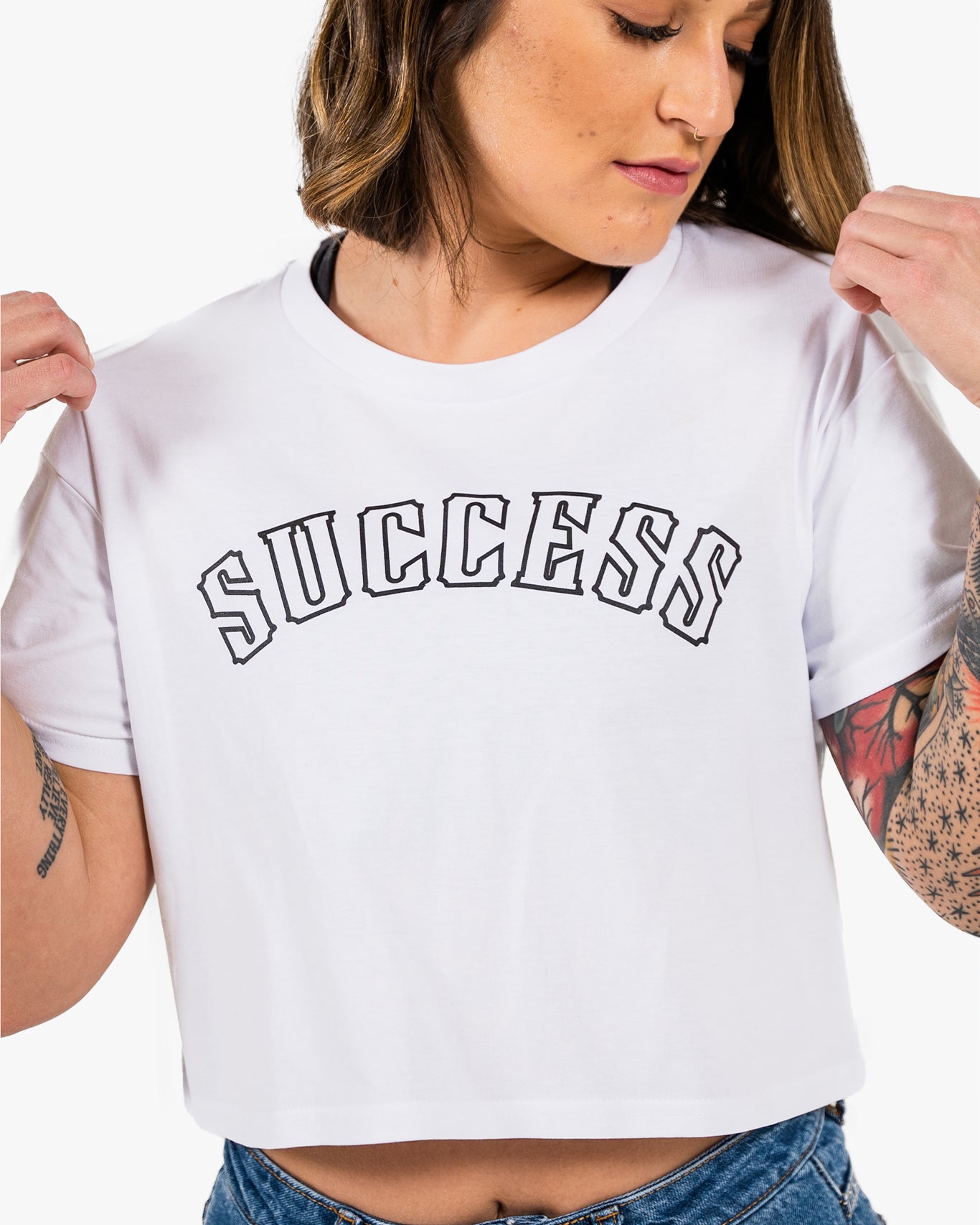 Success 18 Crop - White