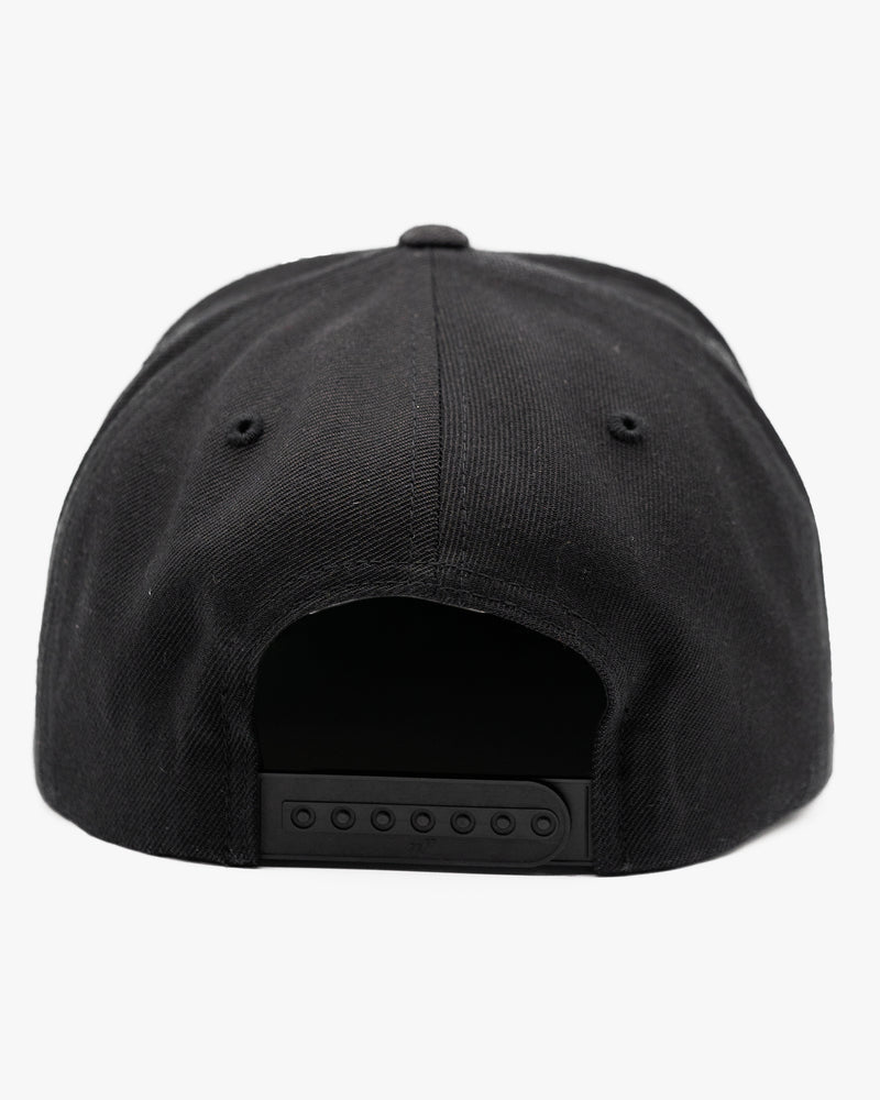 Icon Snapback Hat - Black w/ Green