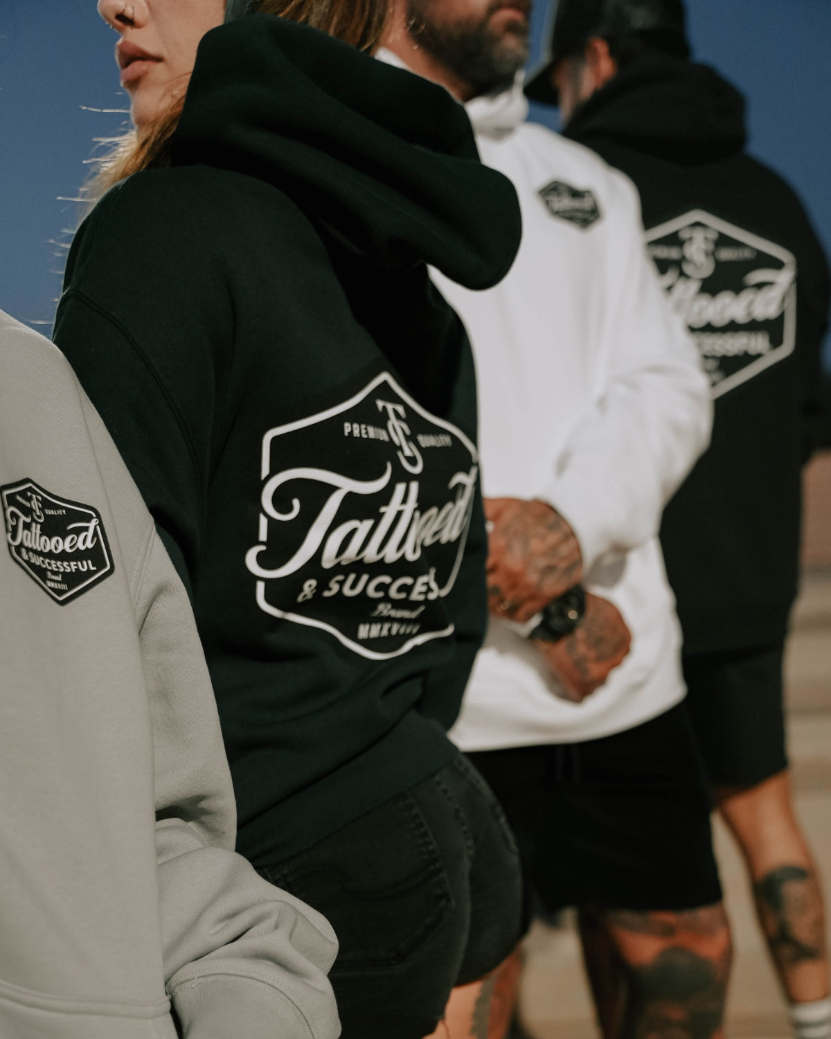 Brand Relax Hoodie- Pine Green