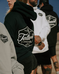 Brand Relax Hoodie- Pine Green