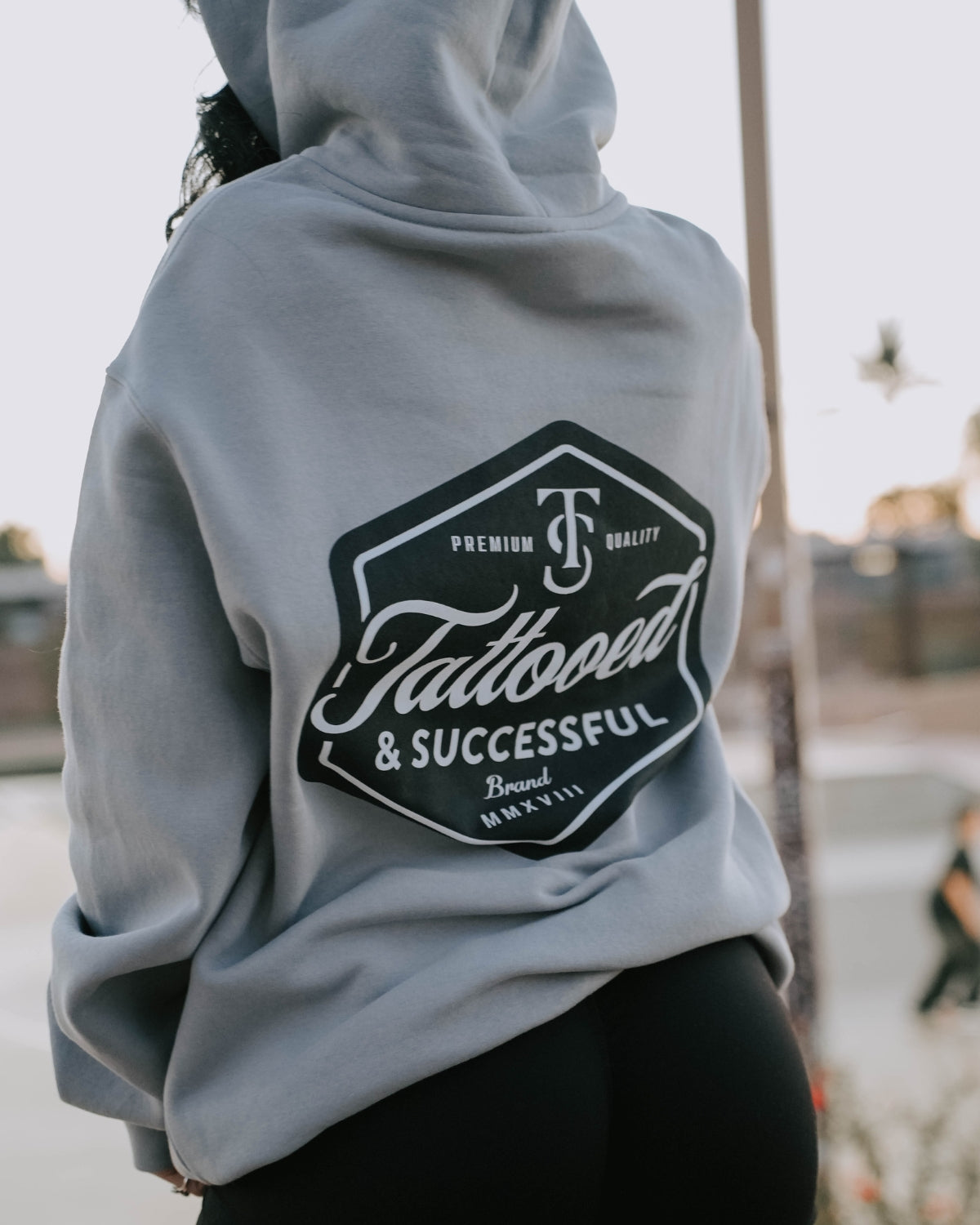 Brand Relax Hoodie- Storm