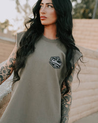 Brand Heavy Tank- Faded Grey