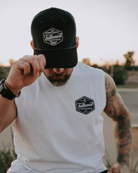 Brand Staple Tank- White