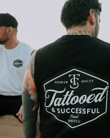 Brand Staple Tank- Black