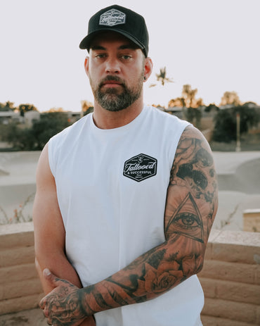 Brand Staple Tank- White