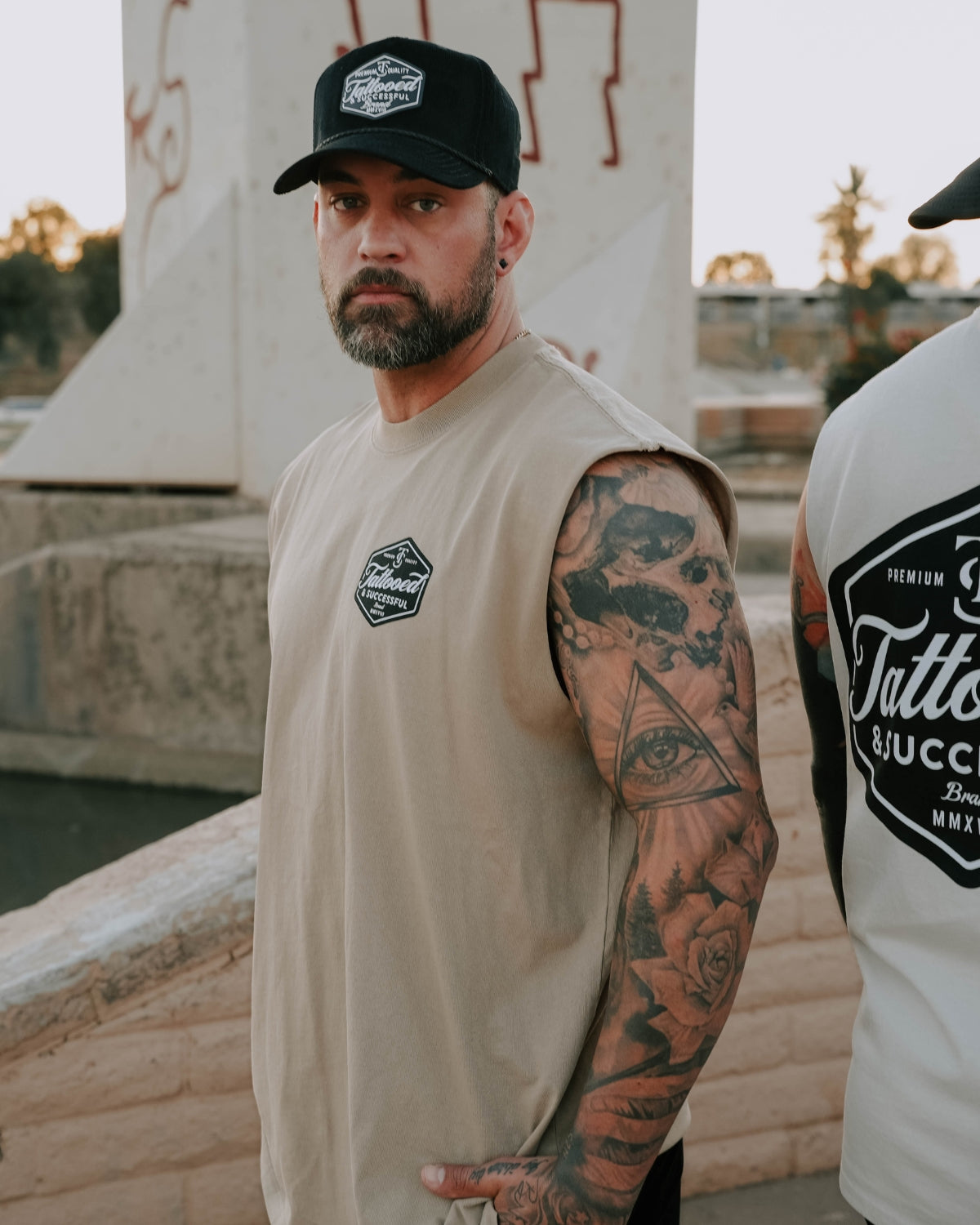 Brand Heavy Tank- Faded Khaki