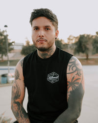 Brand Staple Tank- Black