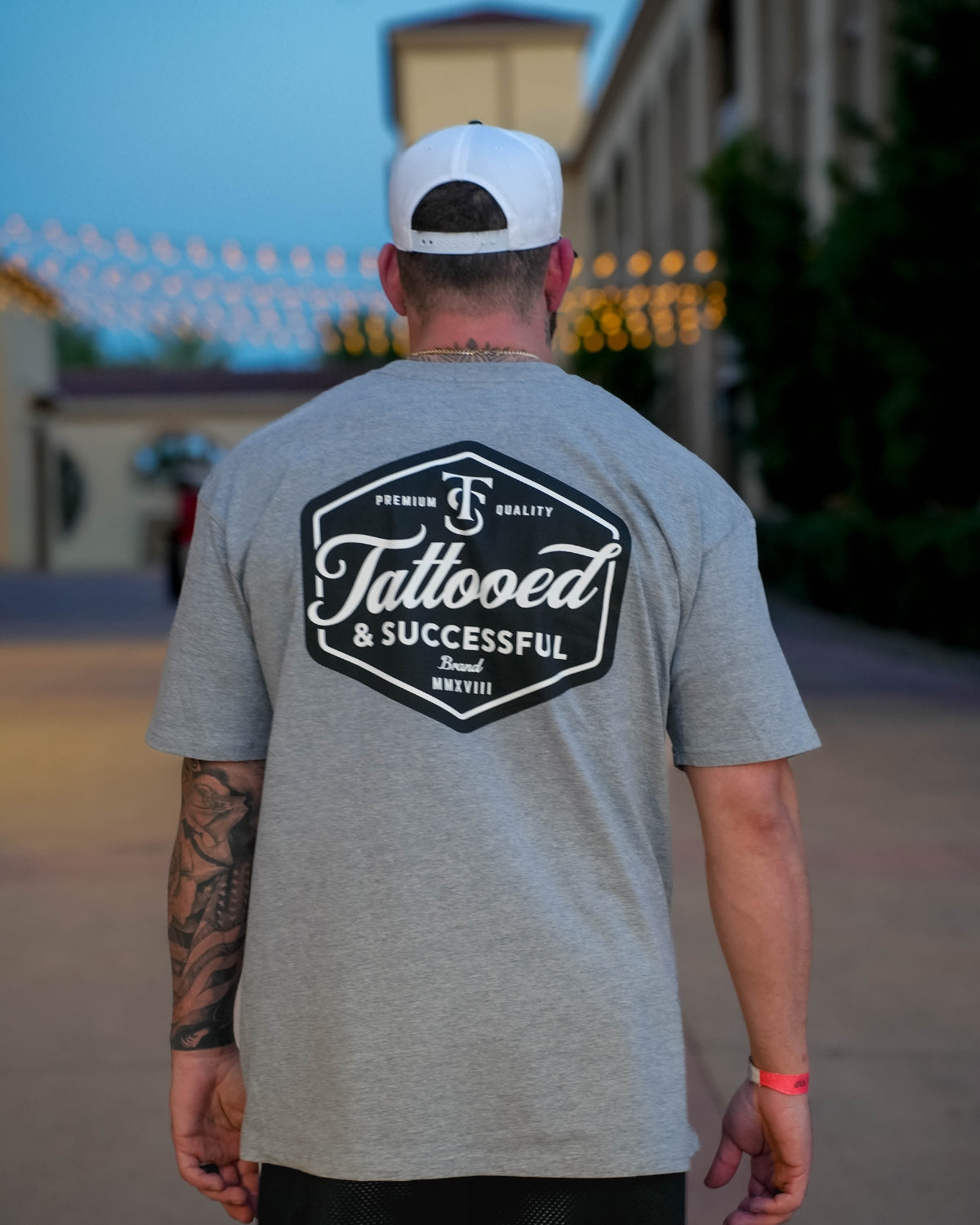 Brand Tee - Heather Grey