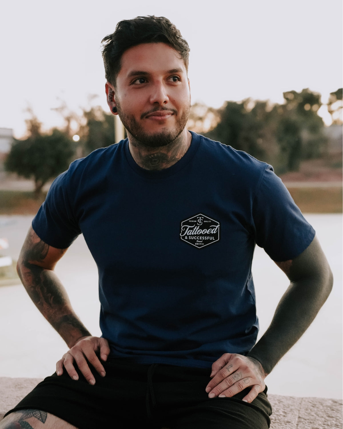 Brand Tee - Midnight
