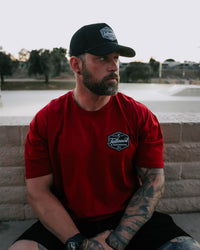 Brand Tee - Cardinal Red