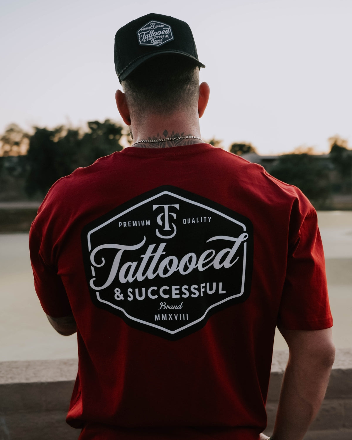 Brand Tee - Cardinal Red