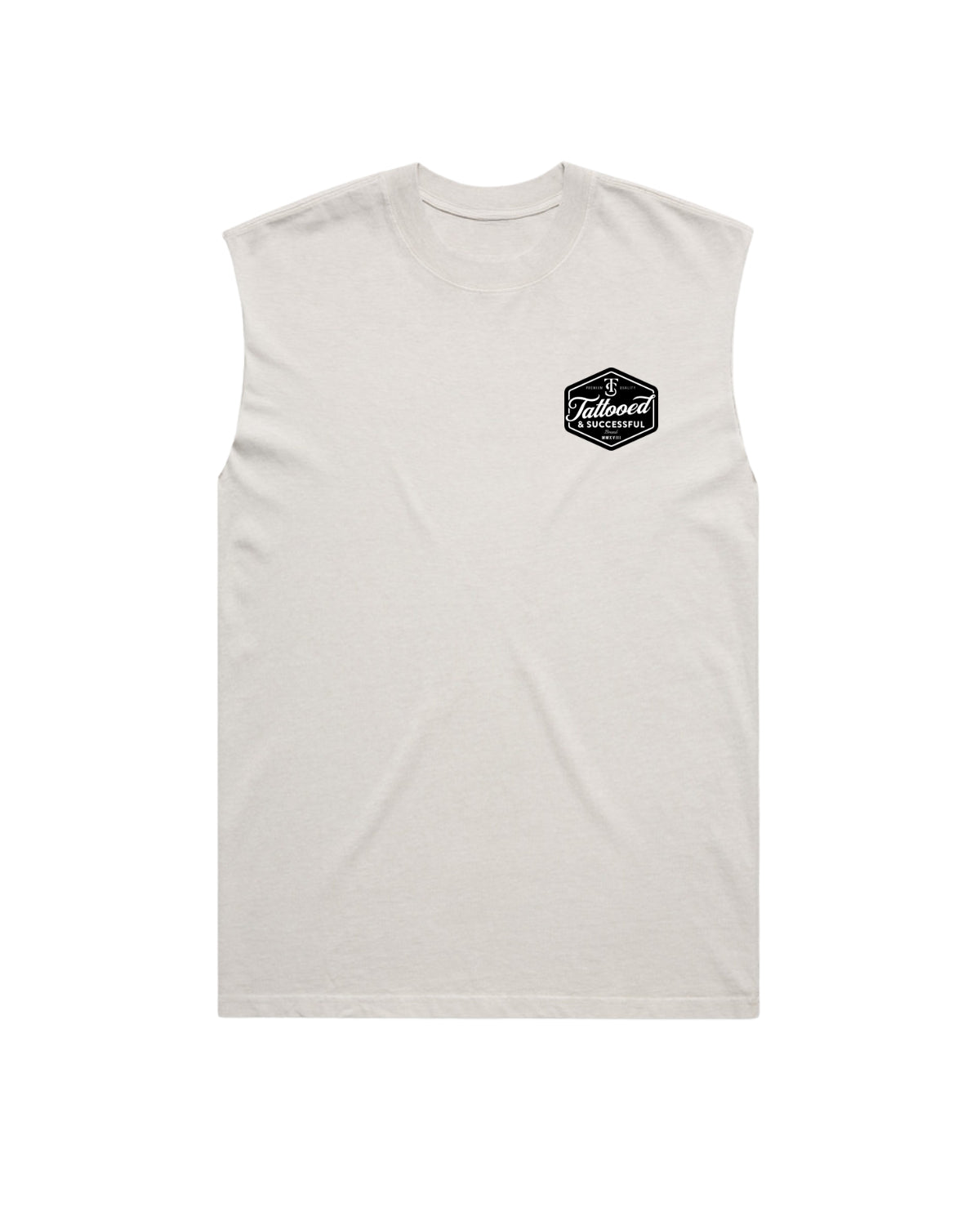 Brand Heavy Tank- Faded Bone