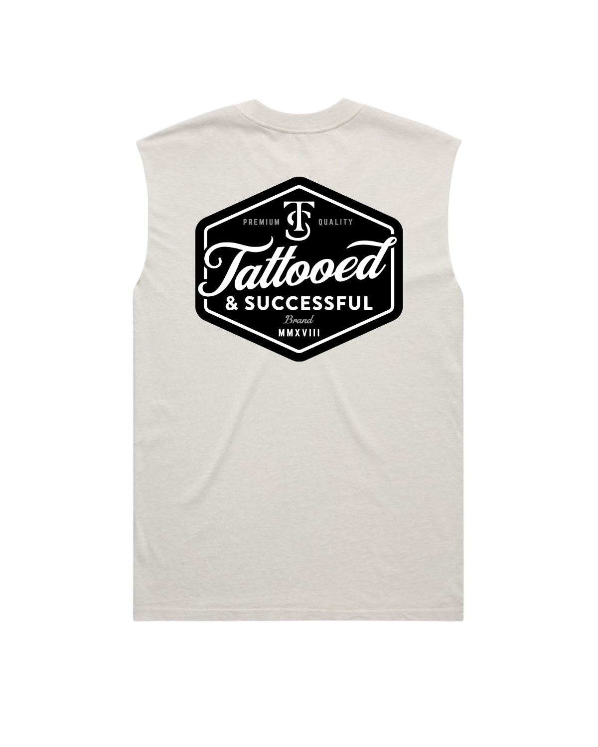 Brand Heavy Tank- Faded Bone