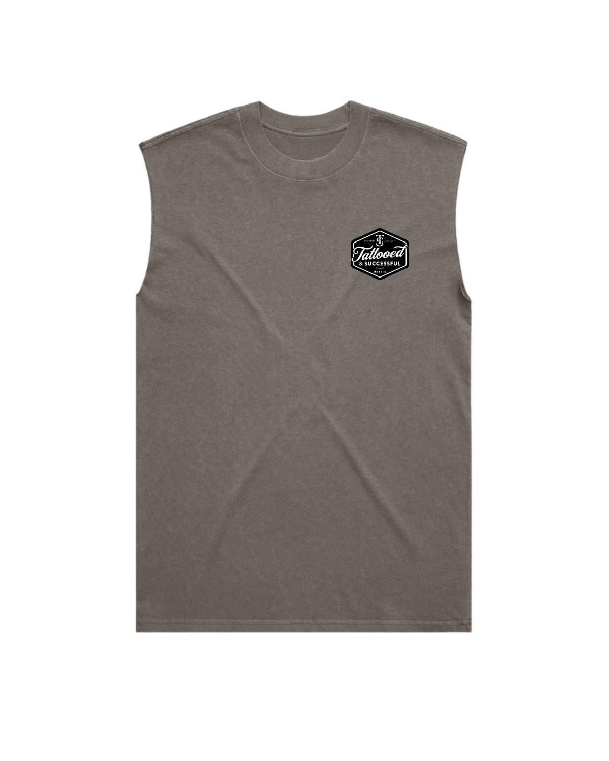 Brand Heavy Tank- Faded Grey