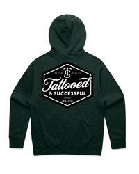 Brand Relax Hoodie- Pine Green