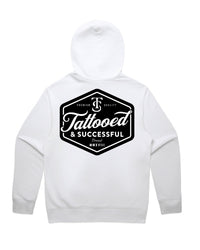 Brand Relax Hoodie- White