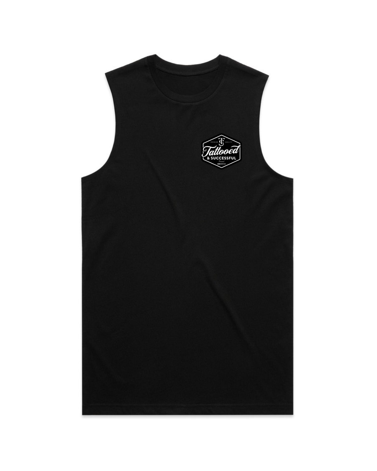 Brand Staple Tank- Black