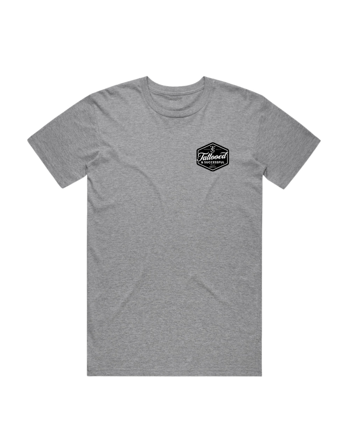 Brand Tee - Heather Grey