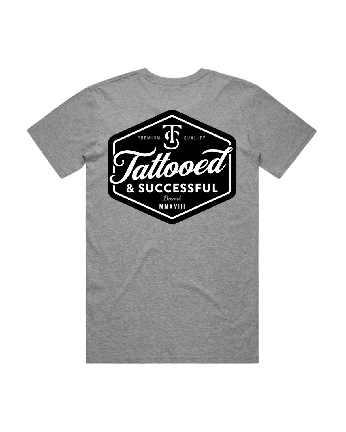 Brand Tee - Heather Grey