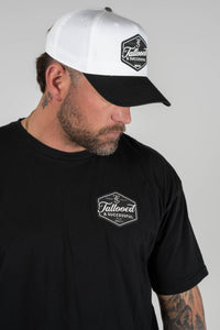 Brand 5 Panel Hat - White/Black