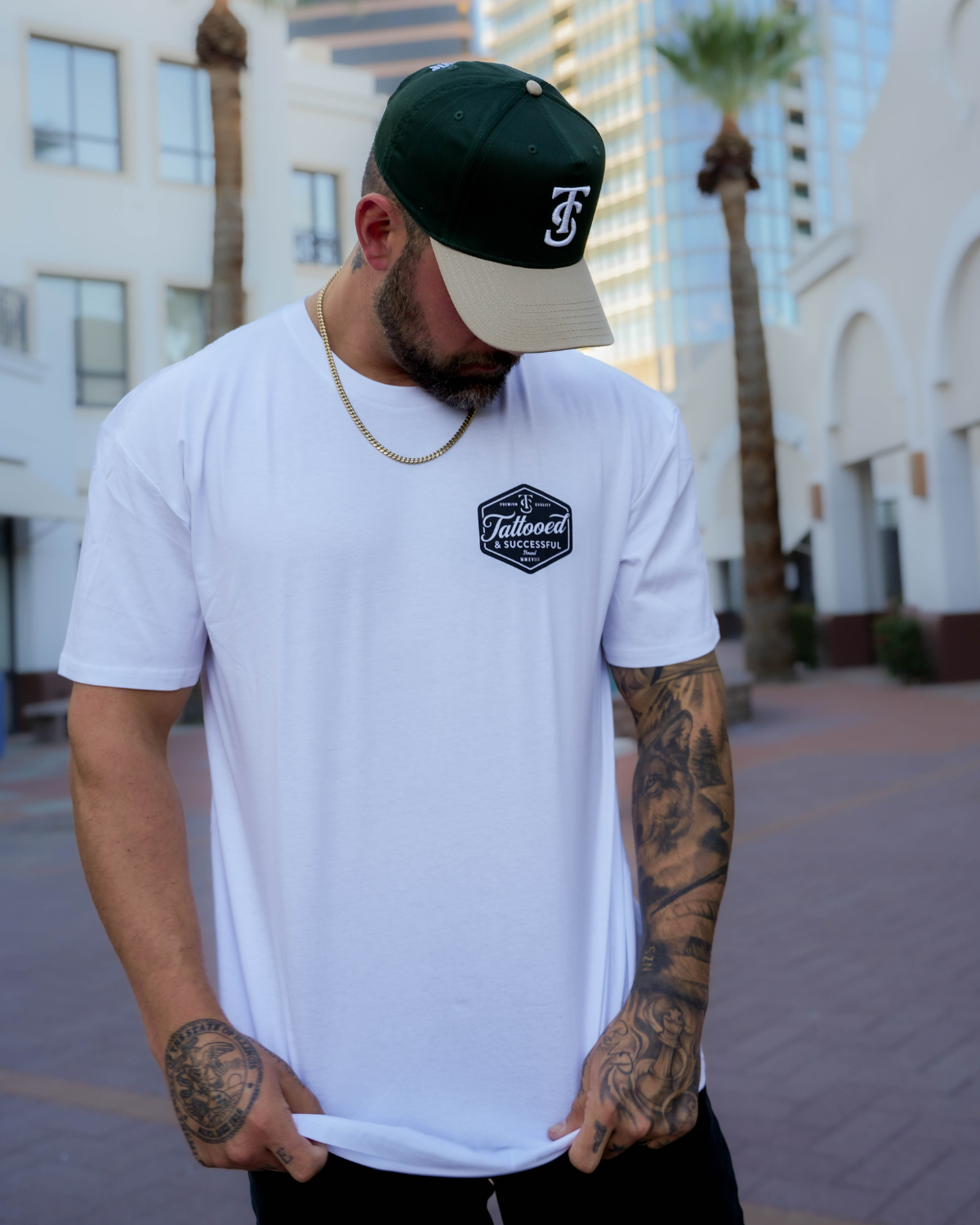 Brand Tee - White