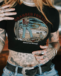 Branded For Life Baby Tee- Color