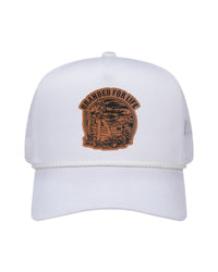 Branded For Life Trucker Hat- White