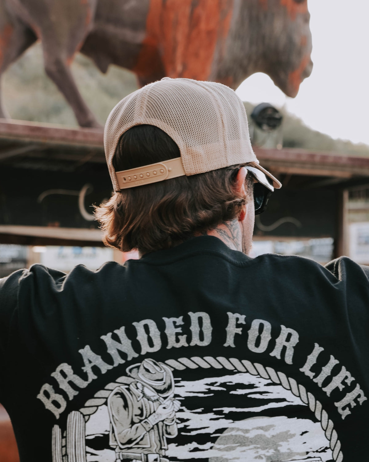 Branded For Life Trucker Hat- Khaki