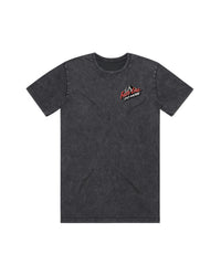 Fear Less Do More Mountains Tee- Stone Wash