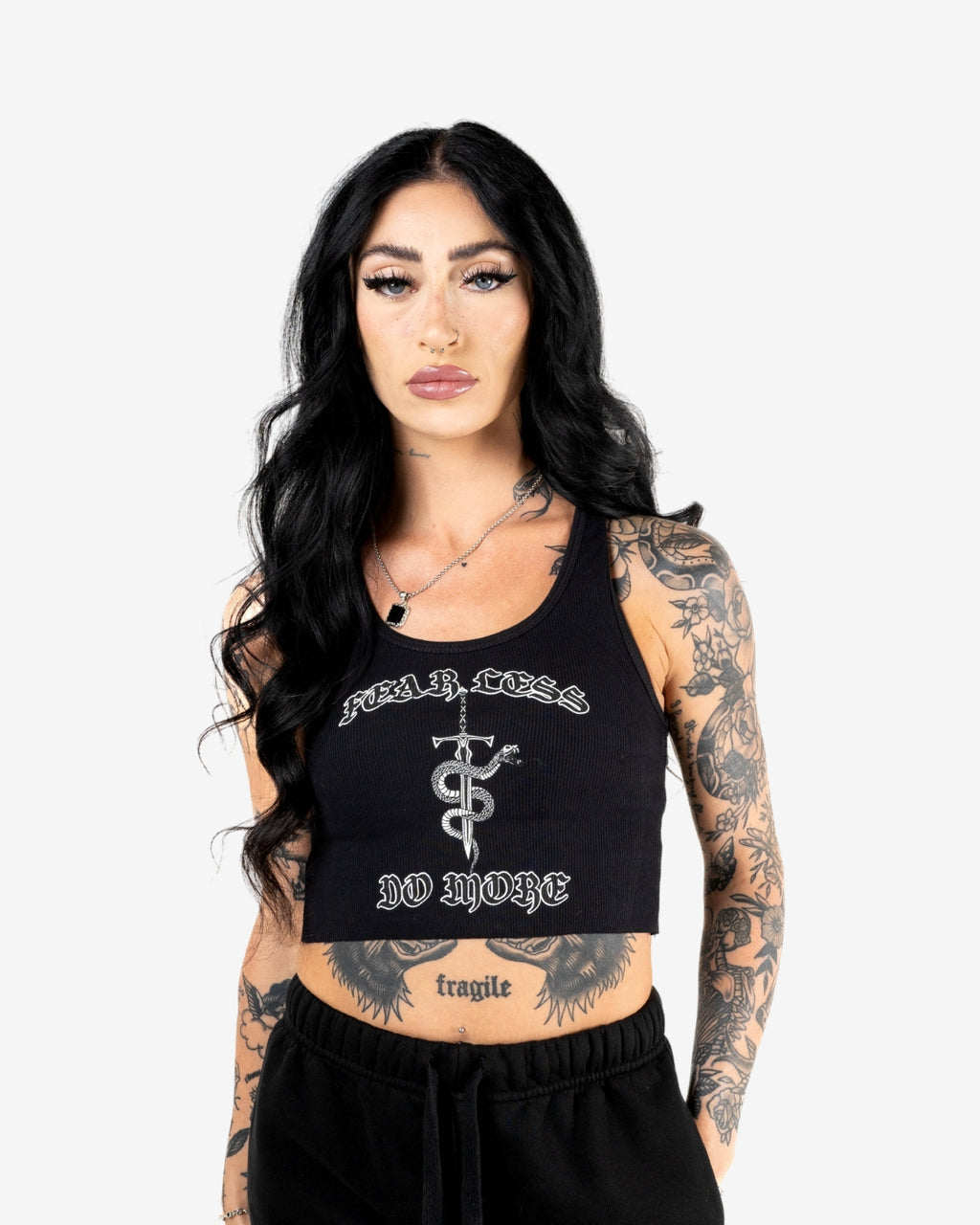 Ameri VINTAGE - MELT THE LADY lily tattoo tops blackの通販