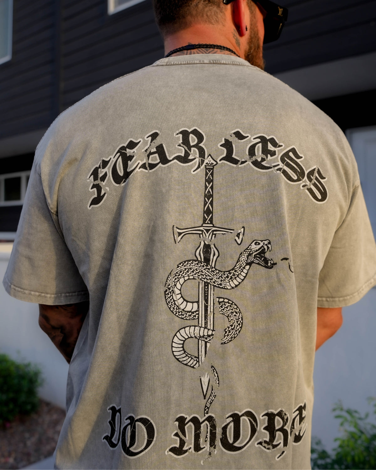 FLDM Oversized Tee- Gray