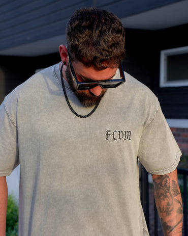 FLDM Oversized Tee- Gray