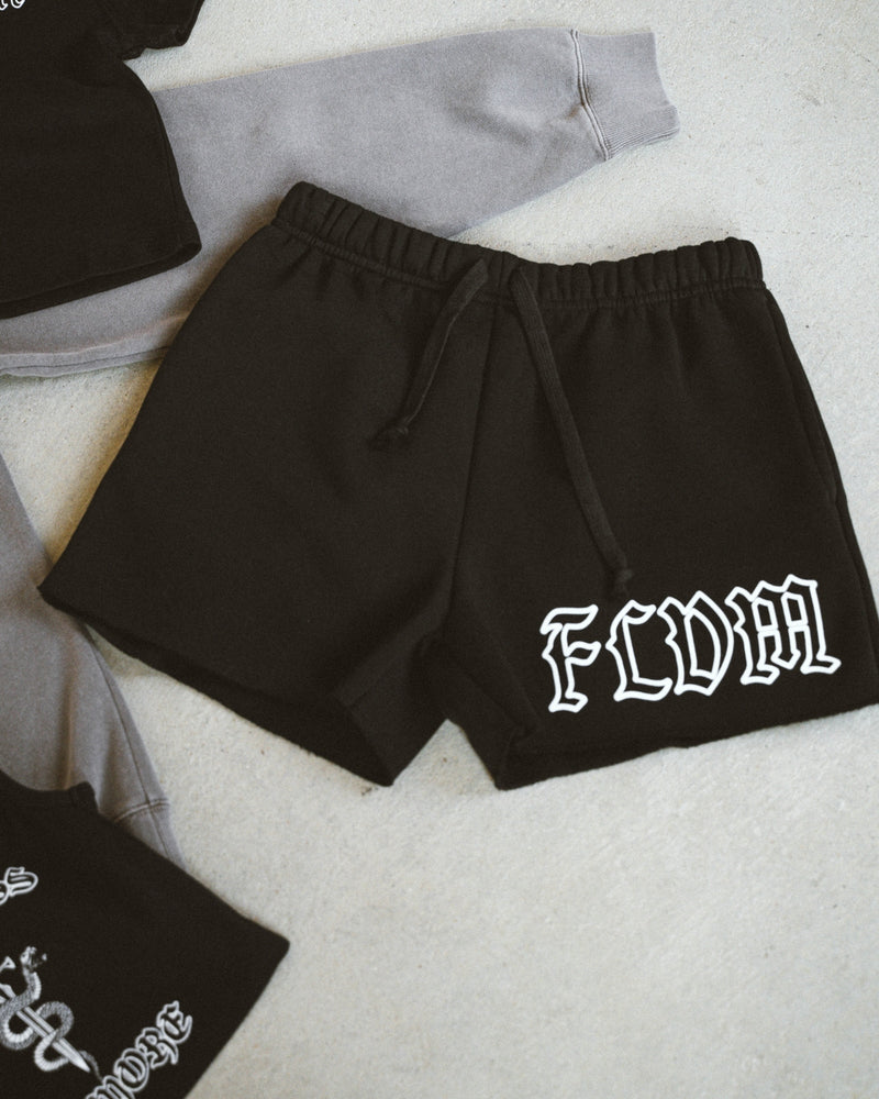 FLDM Sweat Short - Black