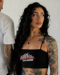 Fear Less Do More Mountains Bralette Tank