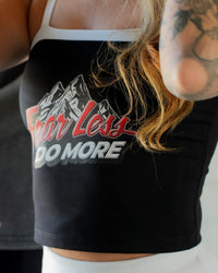 Fear Less Do More Mountains Square Tank Top