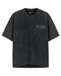 FLDM Oversized Tee- Washed Black