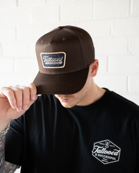 Vintage 5 Panel Trucker Hat- Brown