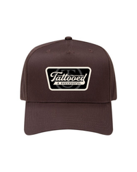 Vintage 5 Panel Trucker Hat- Brown