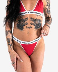 Heartbreaker Thong - Red