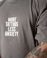 More Tattoos Wash Tee - Faded Grey