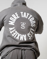 More Tattoos Faded Hood - Faded Grey