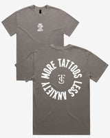 More Tattoos Wash Tee - Faded Grey