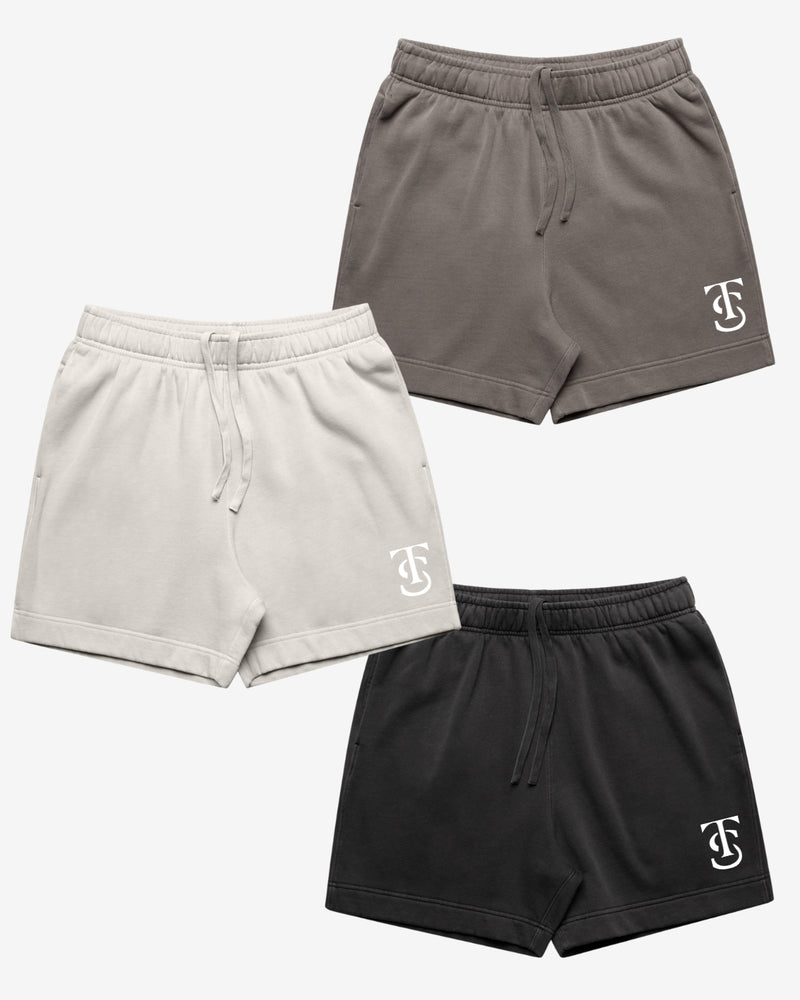 Icon Faded Sweatshorts - Faded Black