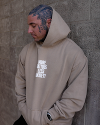 More Tattoos Faded Hood - Faded Taupe