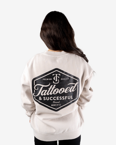 Brand Faded Crew SS - Faded Bone