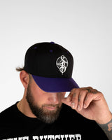 SBT Snapback Hat - Black/Purple