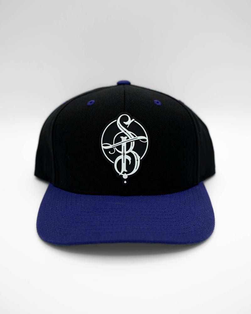 SBT Snapback Hat - Black/Purple