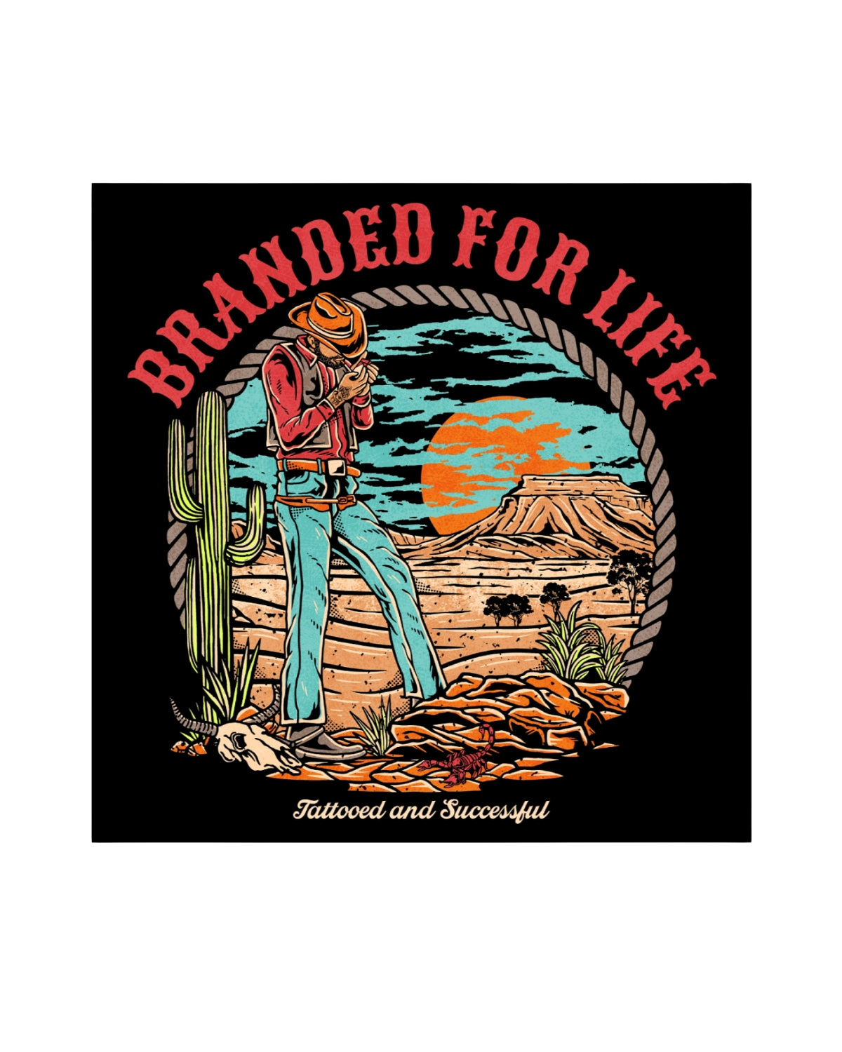 Branded For Life Sticker